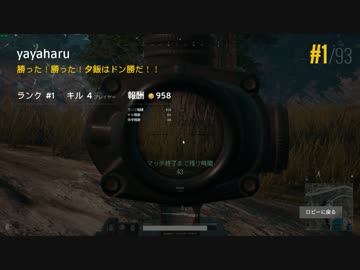 【PUBG】ドン勝記録①