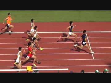 桐生祥秀 9秒98(+1.8) 決勝 男子100m 日本インカレ陸上2017