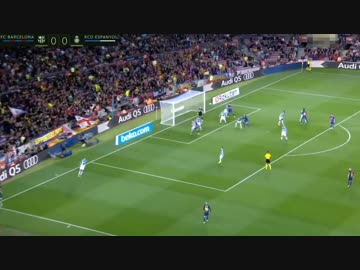 【17-18 リーガ】バルセロナ × エスパニョール【デンベレデビュー】