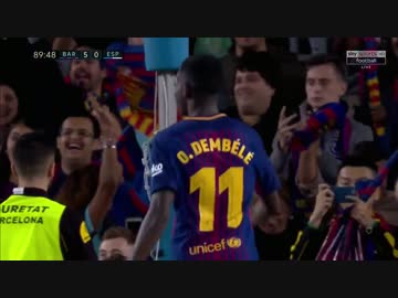 ≪17-18ラ・リーガ：第3節≫ バルセロナ vs エスパニョール