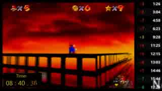 マリオ64 16枚RTA 16分59秒