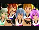 【MMD】ホットパンツな幼妖女がBlack Out～レミ・フラ・さと・こい・萃～