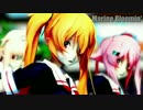 【艦これMMD】白露姉妹でMarine Bloomin'　生足Ver.　歌詞つき