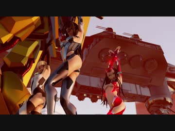 【Ray-MMD】DDGこんごう擬人化・リシュリューさん・REDBOXちゃん(仮)でGirls