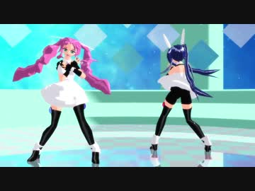 【MMD】白ぷりんと黒ぷりんのSPiCa