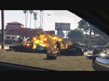 GTAV　取り敢えずカオスだけどフツウなクルーの極秘空輸