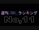 【MikuMikuDance】ＭＭＤランキング　№11　(8/28～9/10)