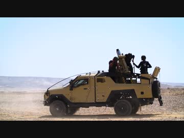 四輪車両に搭載可能な120mm迫撃砲「スピアー」