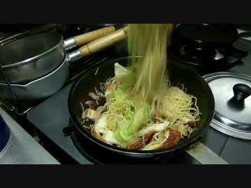 【手抜きランチ】焼きビーフン