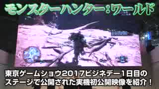 TGS2017　モンスターハンター：ワールドステージ  新モンス ネルギガンテ戦