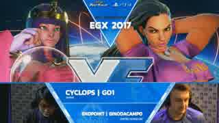 EGX2017 スト5 PoolB2 LosersFinal GO1 vs GinoDacampo