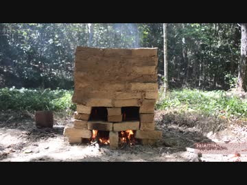 ホモと学ぶ泥レンガの作り方.Primitive Technology