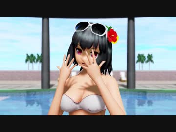 【ＭＭＤ東方】射命丸文 水着で「君色に染まる」