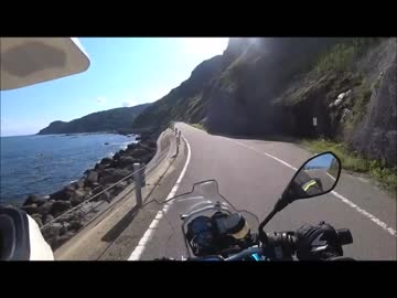 Ｆ６５０ＧＳでいく　北陸の旅４泊5日ソロキャンプツーリング ２