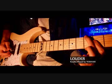 【バンドリ！】LOUDER-Roselia-弾いてみた【TAB譜】