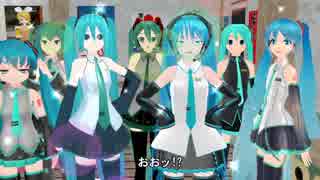 【MMM】初音ミク７人海岸物語４【MMDドラマ？】