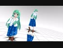 kanata式東風谷早苗とちび早苗でブリキノダンス【MMDちび化モデル配布】