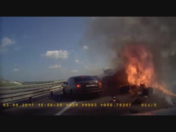 【ドラレコ】2017年　世界の重大事故・人身事故13【ビデオショック】