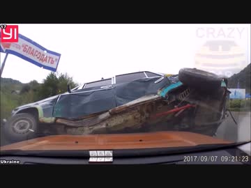 【ドラレコ】2017年　世界の交通事情4【ビデオショック】