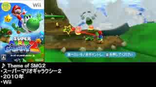 【マリオ】歴代本編マリオシリーズメインテーマ＋＠集