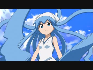 侵略!イカ娘　第4話　｢買わなイカ?｣｢乗りこまなイカ?｣｢ニセモノじゃなイカ?｣