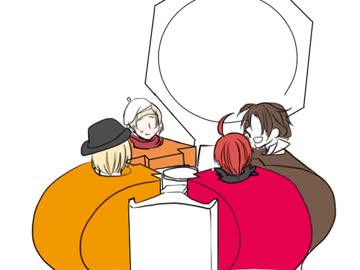 【手描き文アル】文豪でボールペンCMパロ