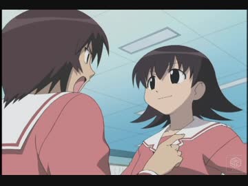 あずまんが大王　第11回　｢国際都市｣｢対決｣｢たたかなくても｣｢ねこまみれ｣｢逃げないで｣