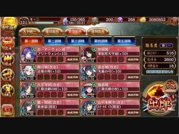 城プロRE 忍び寄る番人の足音絶難【山科本願寺+イベ+入手易☆5,平均53】