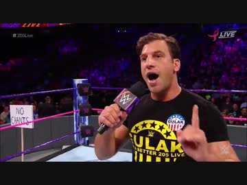 【WWE】ドリュー・グラックvsムスタファ・アリと戸澤陽【205Live】