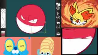 【実況】 画伯がポケモンアートアカデミーでレート2000を目指す part7