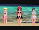 【MMD】夏恋花火【獣っ娘】