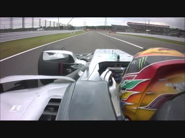 Onboard pole position lap - Lewis Hamilton, Japan 2017