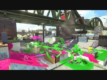 【スプラトゥーン２】対岸に上陸せよ！新ステージ・エンガワ河川敷 part45