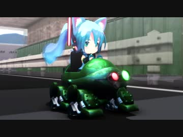 【MMD】謎ちゃんが走るだけ
