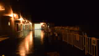 太平洋フェリーいしかり　夜のデッキを散歩してみた