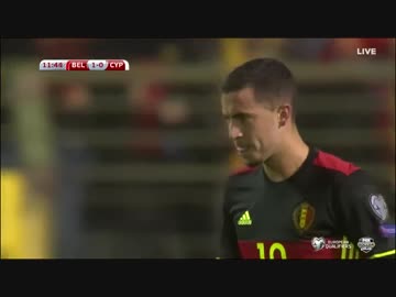 ≪2018W杯欧州予選：最終節≫ ベルギー vs キプロス（2017年10月10日）