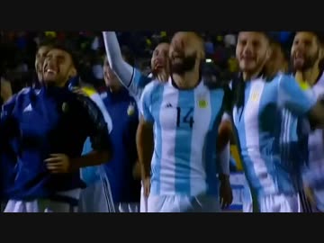 メッシハットトリックで出場  ＆ チリ予選敗退（対ブラジル）