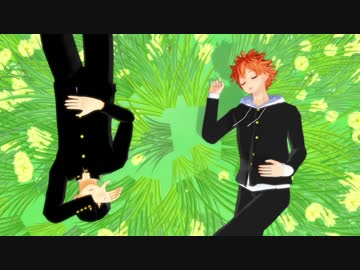 【MMDHQ!!】日向&影山×No title