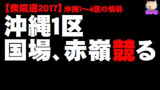 【衆院選情勢】沖縄1区・国場、赤嶺競る - 沖縄選挙区の情勢