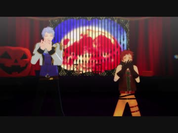 【MMD文アル】徳永先生と有島先生でHappy Halloween