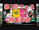 【スプラトゥーン2】第3回フェス「瞬発力 vs 持久力」結果発表