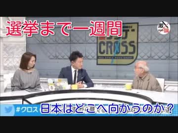 選挙まで一週間！【堀潤×西部邁】激論!サンデーCROSS