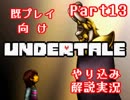 『Undertale』を隅々まで徹底解説！その１３【既プレイ向け実況】