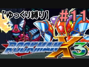 【ゆっくり縛り】ムダ撃ちすれば即ティウン！ 鬼ロックマンX3 #11