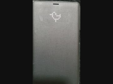 GALAXY NOTE8 LEDカバー カスタマイズ