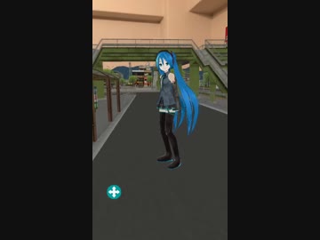 【Unity+ARKit】iPhone（iOS11）でミクさん、空色町をARお散歩2