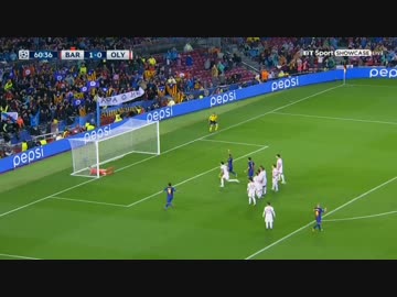 【17-18　CL】バルセロナ ×  オリンピアコス