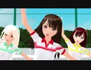 【MMD】テニスウェアのてとらさんで「hand in hand」