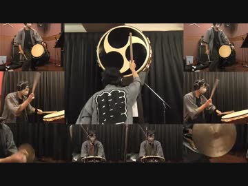 【和太鼓で】鎮守府秋刀魚祭り改二【叩いてみたの】