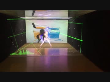 【MMD三層スクリーン投影】shake it !【音街ウナ】